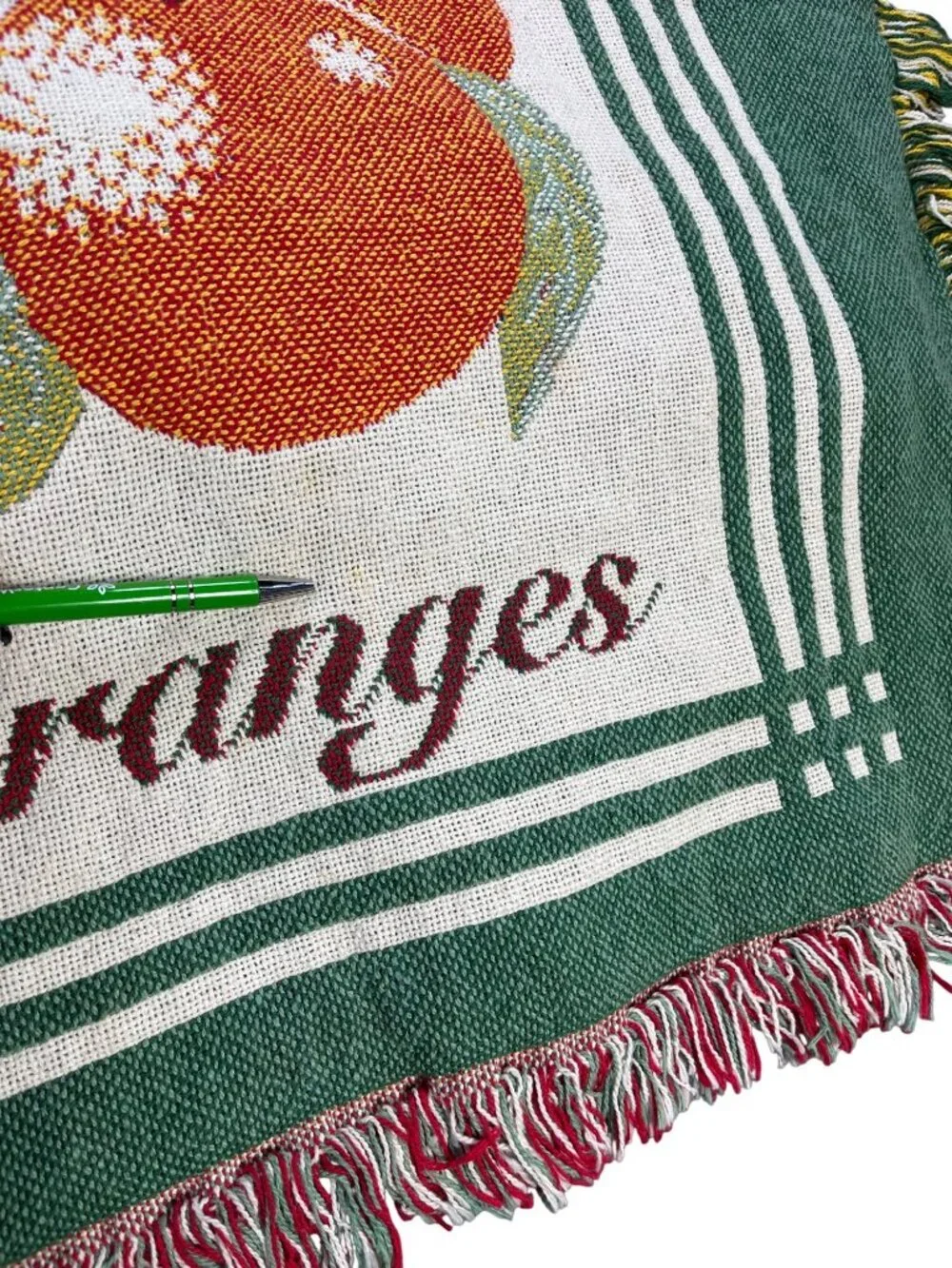 The Rug Barn Fruit Sampler Throw Blanket 46